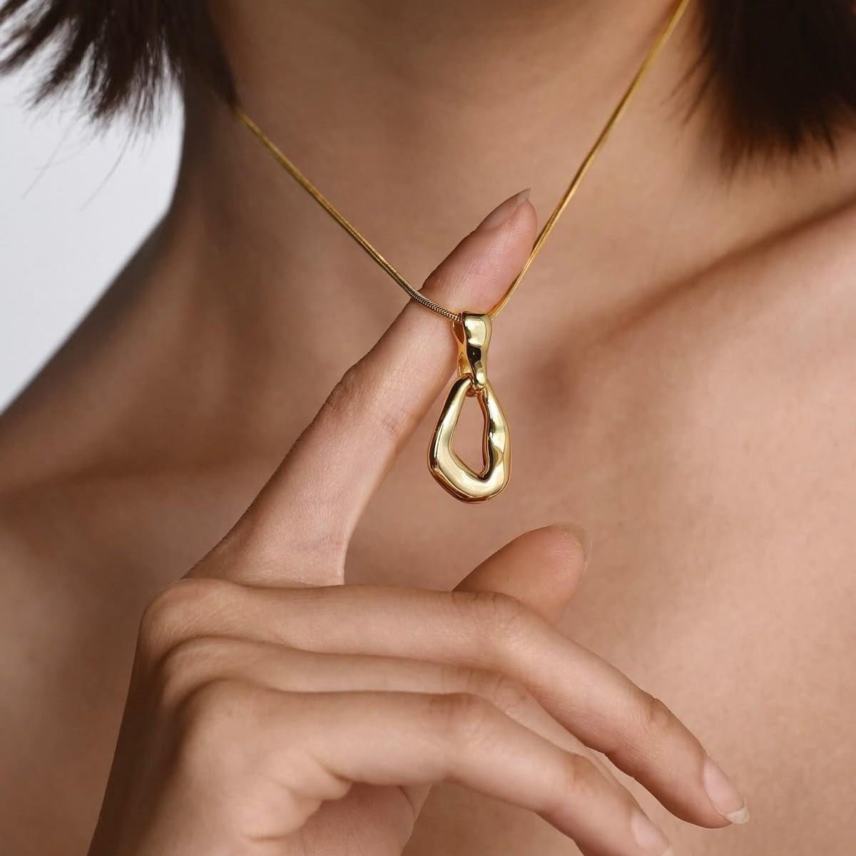 Colar Quadrado - Foto